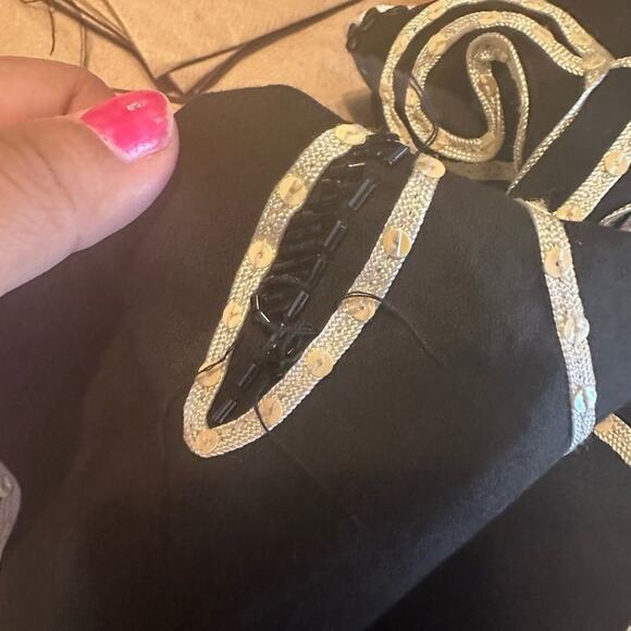 Basil & Maude Black Sequin Skirt - Picture 3 of 14